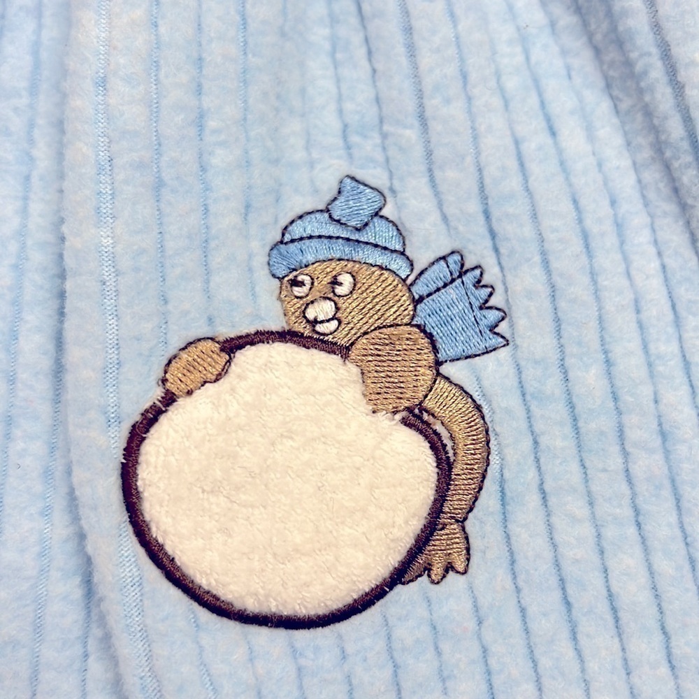 Friend’s baby blue girls toddler ribbed jumper 12-18 months - Picture 5 of 6